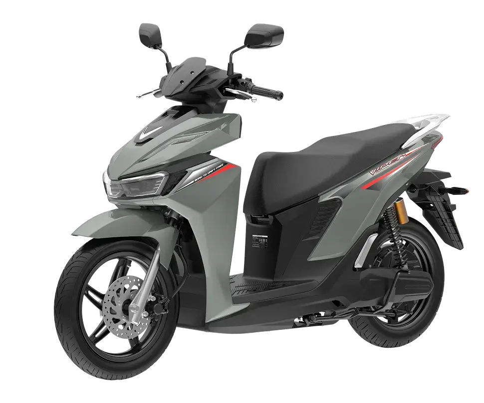 Motor listrik VinFast Viper tampak samping, performa premium