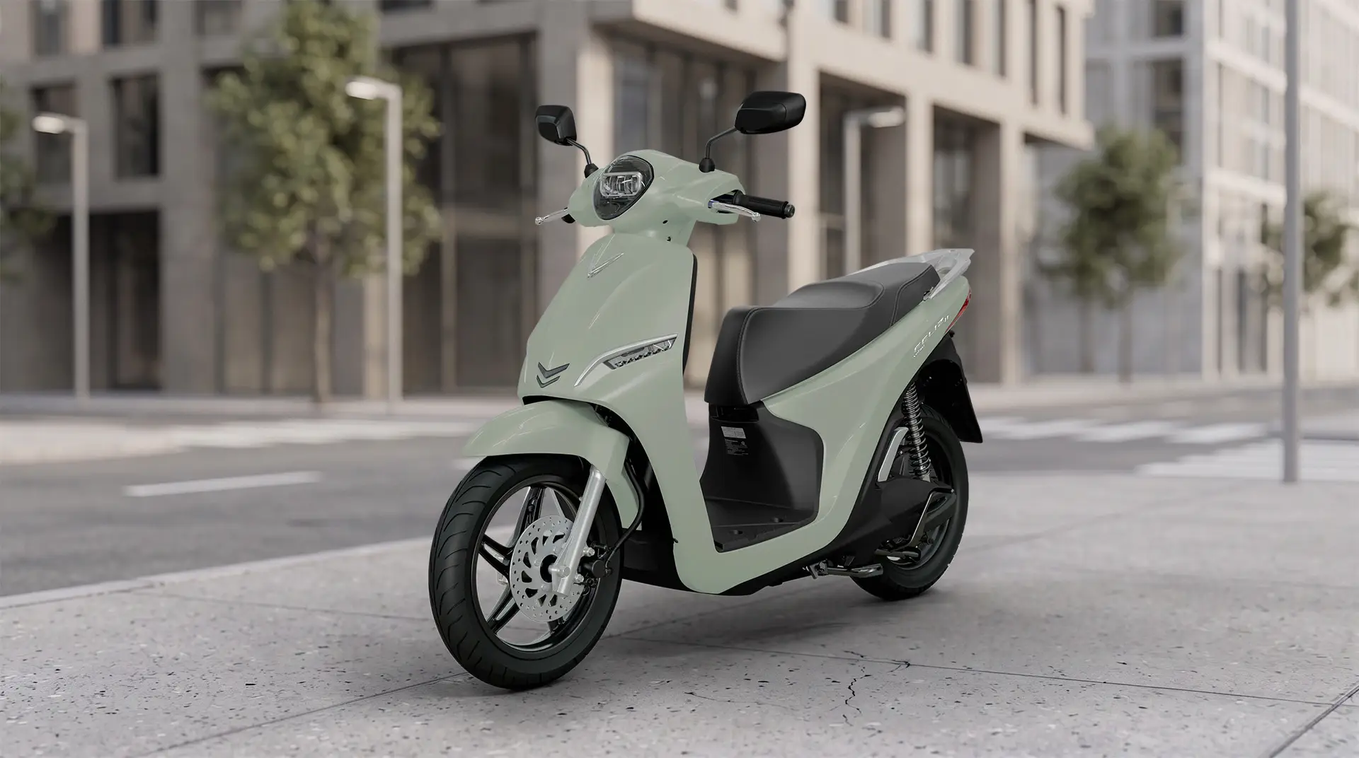 Spesifikasi Vinfast feliz ii, motor vinfast feliz warna green olive
